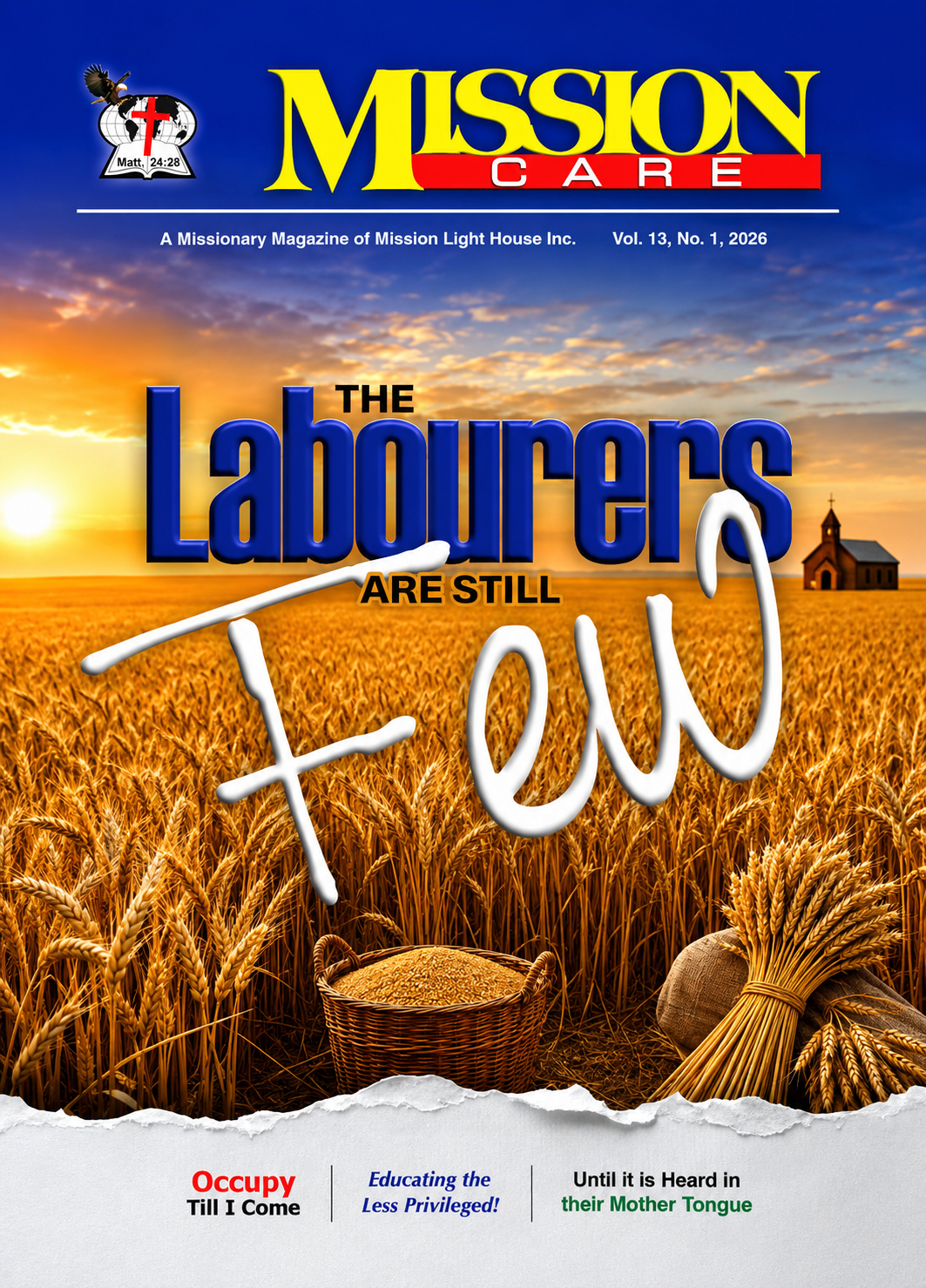 Mission Light House Inc Newsletter Cover